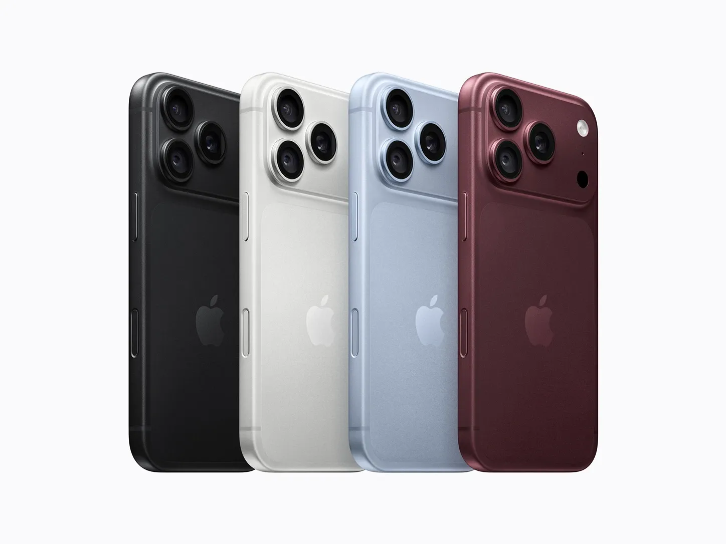 아이폰 18 Pro 블랙 실버 글레이셔 버건디 공식 색상 비교